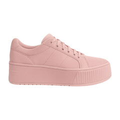 PNG Trendy pink platform sneaker
