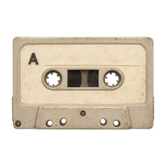 PNG Vintage cassette tape design element.