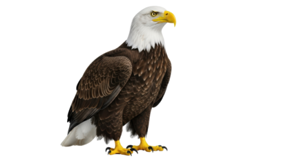 Isolated Bald Eagle