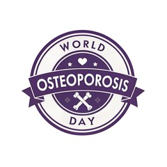 Obraz premium WORLD OSTEOPOROSIS DAY