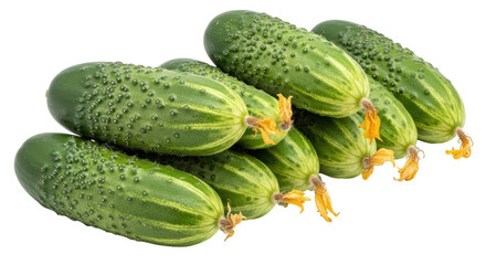 Isolated Cucumbers