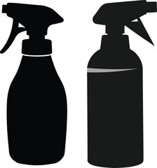 black spray bottle