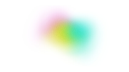 Abstract yellow blue pink color grainy gradient shape, noise texture for banner header poster cover wallpaper brochure design. Vibrant glowing light.
