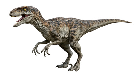 Isolated Velociraptor