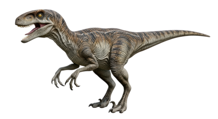 Isolated Velociraptor