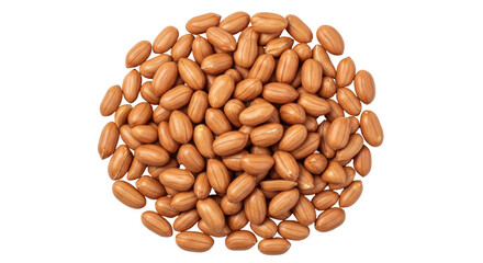 Isolated Pile of Peanuts