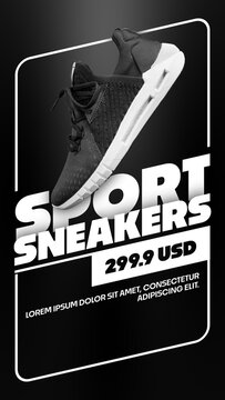 Vertical Product Promo Animation Template - Store Slideshow Presentation for Social Media Ad
