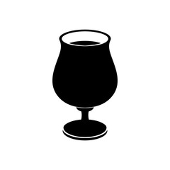 vector silhouette glasses classic