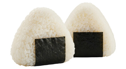 Isolated Onigiri Rice Balls