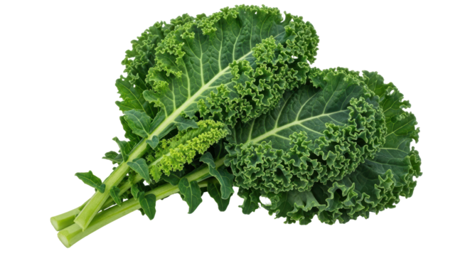 Isolated Kale