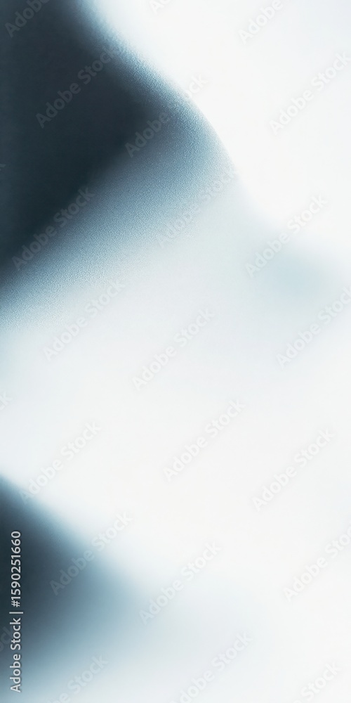 Poster abstract background with light blue and black blurred smooth gradient. modern art with textured surf