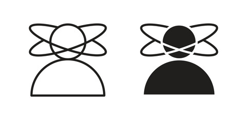 Stress icon vector design. set web icons