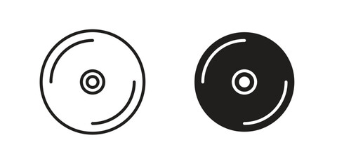 DVD icon vector design. set web icons