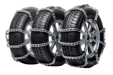Tire snow chains built for traction