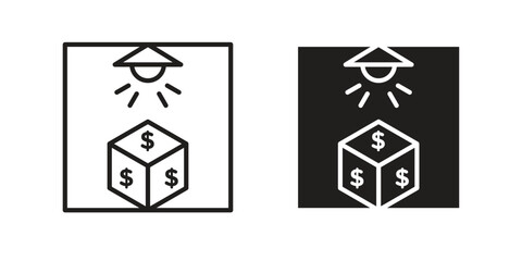 Business incubator icon vector design. set web icons