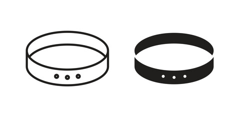 Bracelet icon vector design. set web icons
