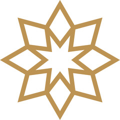 Mandala element decoration in Islamic style
