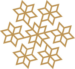 Mandala element decoration in Islamic style