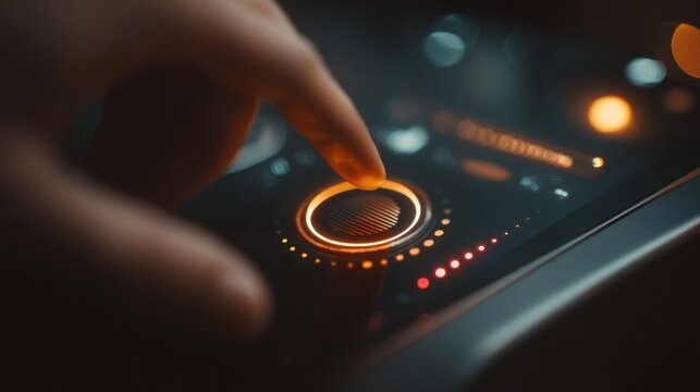 Hand adjusting digital control