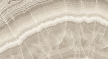 Fototapeta premium Close-up view of a light beige and white, detailed marble-like stone texture.