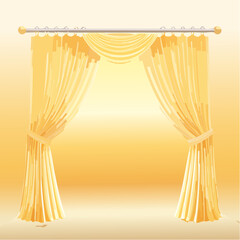 Curtains with sunlight – Sheer curtains gently swaying, sunlight casting soft patterns.
