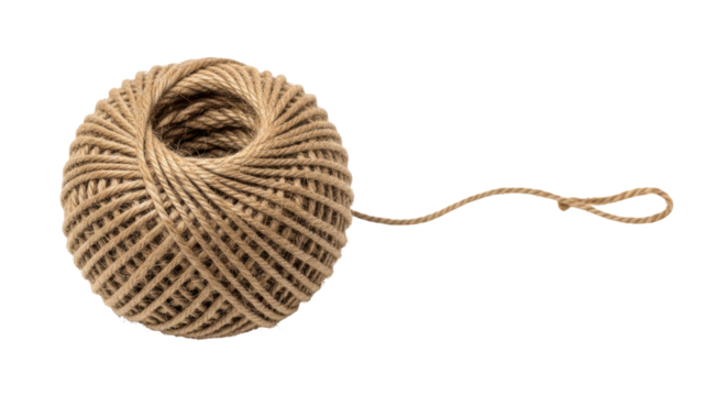Isolated Twine Ball