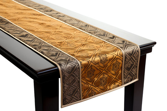 Narrow runner with clean woven pattern