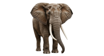 Isolated African Elephant