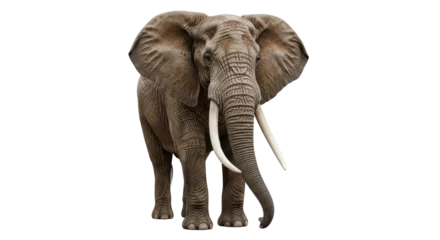 Gordijnen Olifant Isolated African Elephant  © Johanna