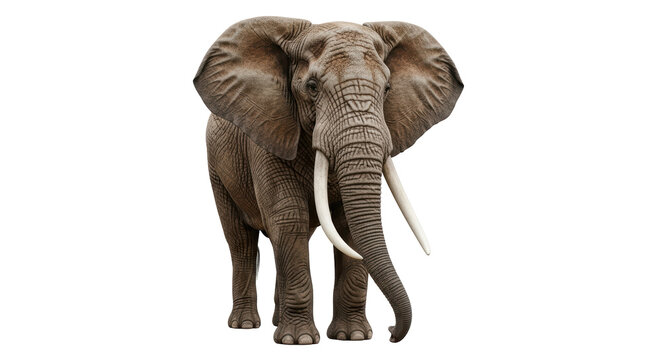 Isolated African Elephant