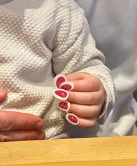 Baby, Kleinkind, Hand, Fingernägel