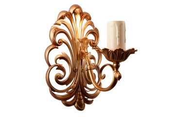 Wall-mounted sconce with artistic shape