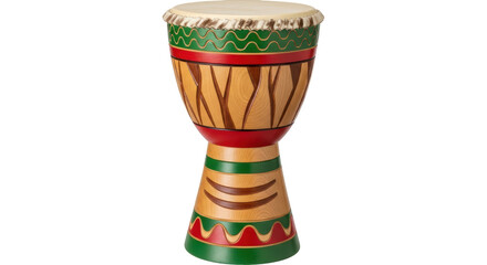 Isolated Djembe Drum