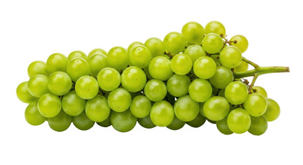 Isolated Bunch of Green Grapes