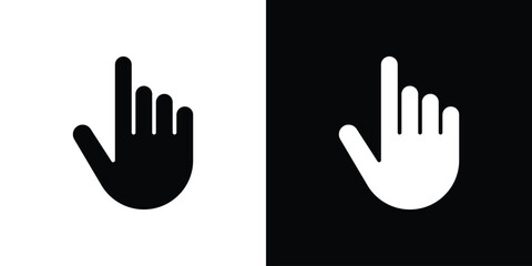 Pointing hand icon