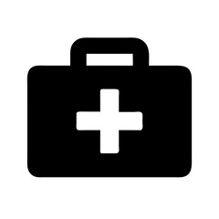 First aid kit icon vector illustration