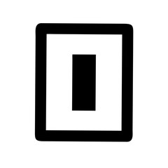 Light switch icon vector illustration