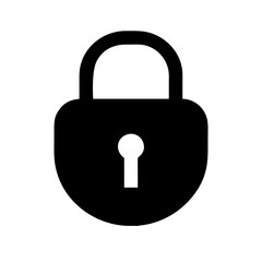 Locked icon vector illustration
