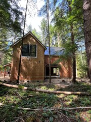 A home under construction 