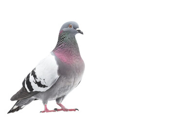 Fototapeta premium Artistic Image of Pigeon on Background-Free Canvas, Suitable for Graphic Design