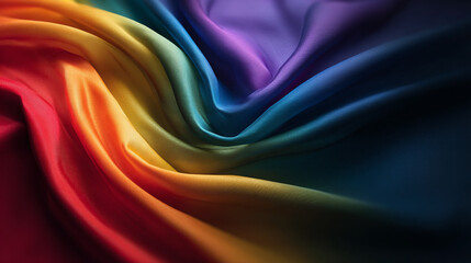 Obraz premium Elegant LGBT Pride Background with Subtle Rainbow Tones and Text Space, Generative AI