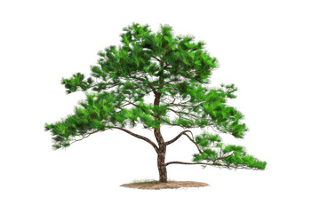Fototapeta premium Pine Isolated on Transparent Background, Perfect for Natural and Botanical Designs