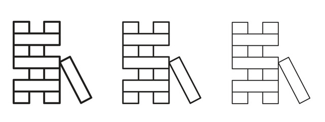 Wooden block icon for Graphic Design Projects