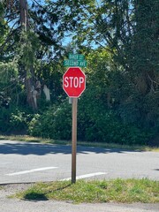 A stop sign