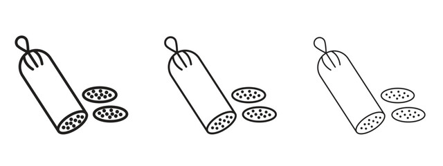 Salami icon for Graphic Design Projects