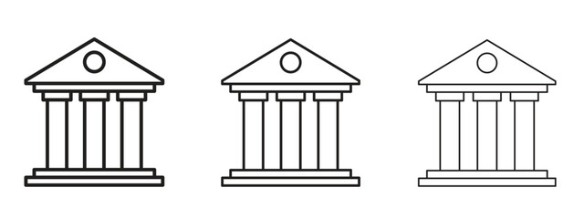 Courthouse icon for Graphic Design Projects