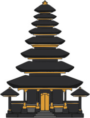 Bali temple in Indonesia