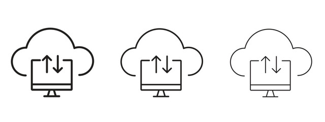 Cloud computing icon for Graphic Design Projects