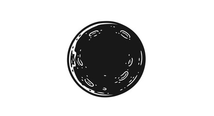 Vector explore the mystical full moon drawing vector illustration for astronomy night sky celestial events and space travel