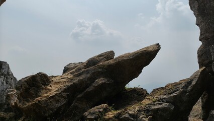 rocks in the mountain